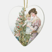 Eerste Kerstmis voor baby Keramisch Ornament (Links)