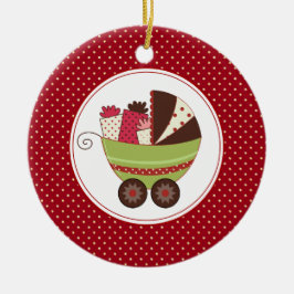 Eerste Kerstmis voor baby | kerstversiering Keramisch Ornament