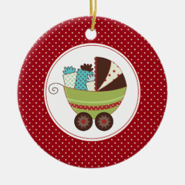 Eerste Kerstmis voor baby | kerstversiering Keramisch Ornament