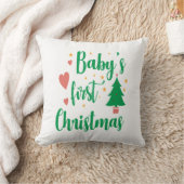 Eerste Kerstmis voor baby Kussen (Deken)