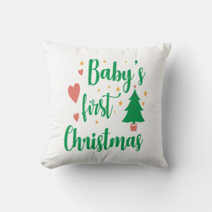 Eerste Kerstmis voor baby Kussen