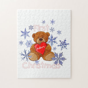 Eerste Kerstmis voor baby Legpuzzel