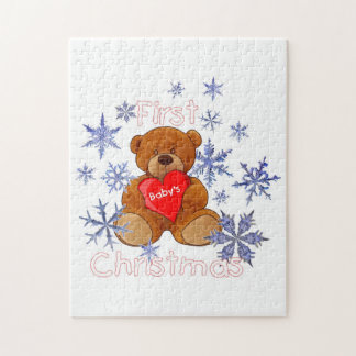 Eerste Kerstmis voor baby Legpuzzel