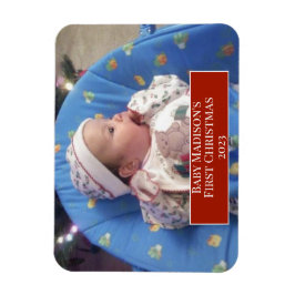 Eerste Kerstmis voor baby Magneet