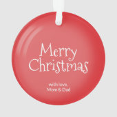 Eerste Kerstmis voor baby Ornament (achterkant)