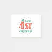Eerste Kerstmis voor baby Post-it® Notes (Voorkant)