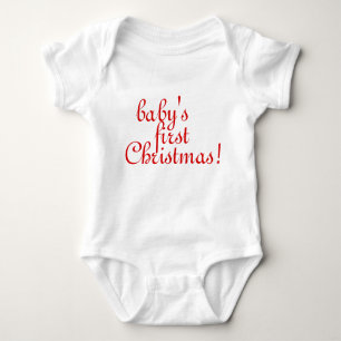 Eerste Kerstmis voor baby Romper