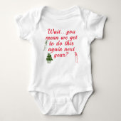 Eerste Kerstmis voor baby Romper (Voorkant)