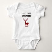 Eerste Kerstmis voor baby Romper (Voorkant)