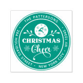 Eerste kerstmis winterrecuperatie  zelfinktende stempel (Design)