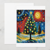 Eerste Kerstnacht Kaart (Voorkant / Achterkant)