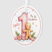 Eerste Kerstornament Ornament (voorkant)