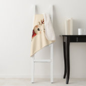 Eerste kerstOrnament van gepersonaliseerde Baby Sherpa Deken (In situ)