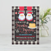 Eerste kerstpannenkoeken en uitnodiging van de pyj (Staand voorkant)