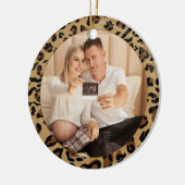 Eerste kerstparen die op de markt zijn keramisch ornament (Links)