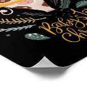 eerste kerstperiode voor baby ' s poster (Hoek)