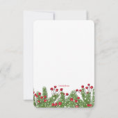 Eerste kerstpine en uitnodiging voor Berry's (Achterkant)