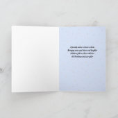 Eerste kerstpinguïn, tekst die bewerkt kan worden feestdagen kaart (Binnen)