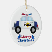 Eerste kerstpolitie 1 keramisch ornament (Rechts)