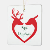 Eerste kerstrecensent voor speciaal koesje keramisch ornament (Links)