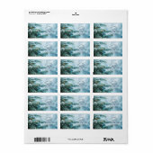 Eerste kerstrecensie etiket (Full Sheet)