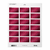 Eerste kerstrecensie etiket (Full Sheet)