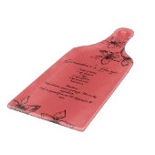 Eerste kerstrecept voor grootmoeders snijplank (Hoek)