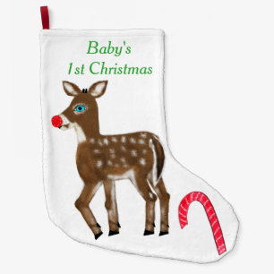 Eerste Kerstrenrendiertje voor baby's Grote Kerstsok
