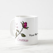 Eerste kerstroos mokken (Voorkant links)