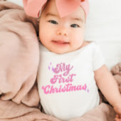 Eerste kerstroze meiden romper