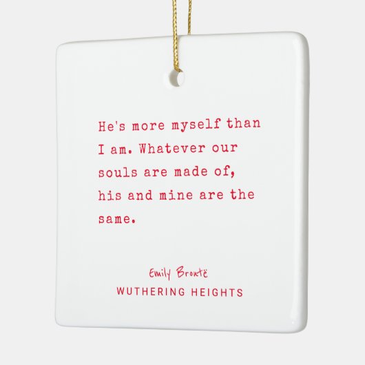 Eerste kerstschrijfmachine | Gepersonaliseerde tek Keramisch Ornament (Links)