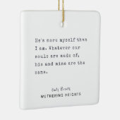 Eerste kerstschrijfmachine | Gepersonaliseerde tek Keramisch Ornament (Rechts)