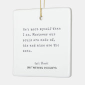 Eerste kerstschrijfmachine | Gepersonaliseerde tek Keramisch Ornament (Links)