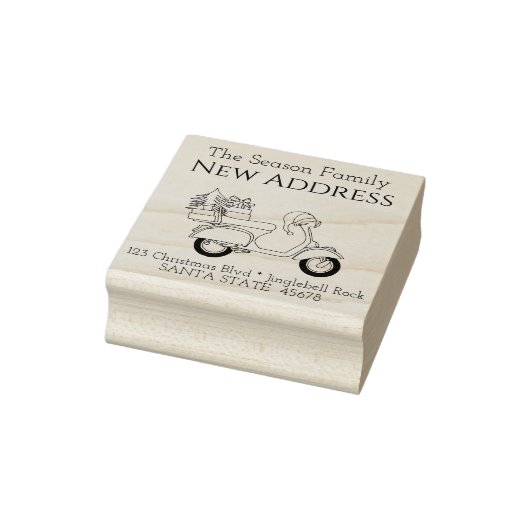 Eerste kerstscooter Nieuwe adressen Stempel retour (Stempel)