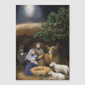 Eerste kerststal  (Voorkant)