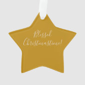 Eerste kerststal ornament (achterkant)