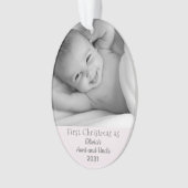 Eerste kersttante oom uit Ornament van Niece (voorkant)