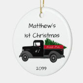 Eerste kersttruck Noordpool ornament (Links)