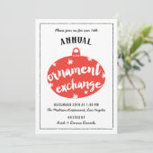 Eerste kerstuitnodiging kaart (Staand voorkant)