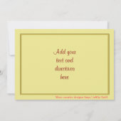 Eerste kerstuitnodiging kaart (Achterkant)