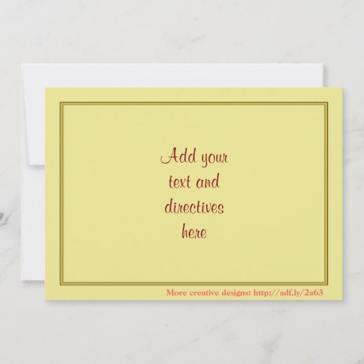 Eerste kerstuitnodiging kaart (Achterkant)