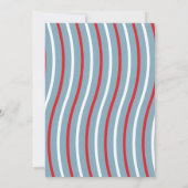 Eerste kerstuitnodiging voor Candy Cane Kaart (Achterkant)