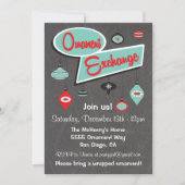 Eerste kerstuitnodiging voor herroeping met wederk kaart (Voorkant)