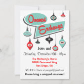 Eerste kerstuitnodiging voor herroeping met wederk kaart (Voorkant)