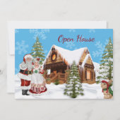 Eerste kerstuitnodiging voor kerstmis kaart (Voorkant)