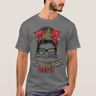 Eerste kerstverpleegkamer Verpleegkamer Verpleegst T-shirt