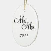 Eerste kerstversiering 2011 keramisch ornament (Links)