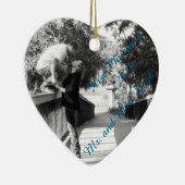 Eerste kerstversiering...............aanpassen keramisch ornament (Rechts)