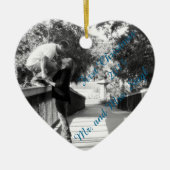 Eerste kerstversiering...............aanpassen keramisch ornament (Voorkant)