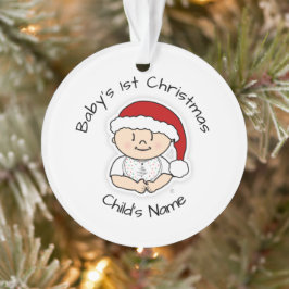 Eerste kerstversiering baby - Gepersonaliseerd Ornament
